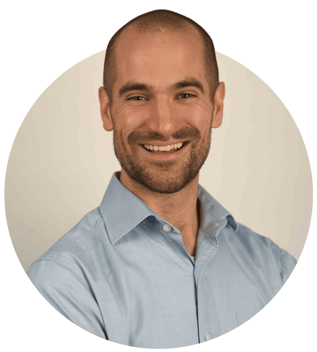 Michael Primak, smiling